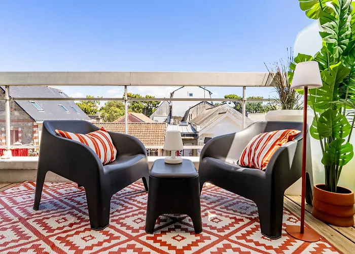 Le Raffine - Avec Balcon, Proche De L'ocean דירה